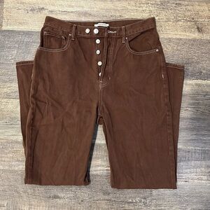 Women’s Pacsun Brown High Waisted Dad Jeans Size 29